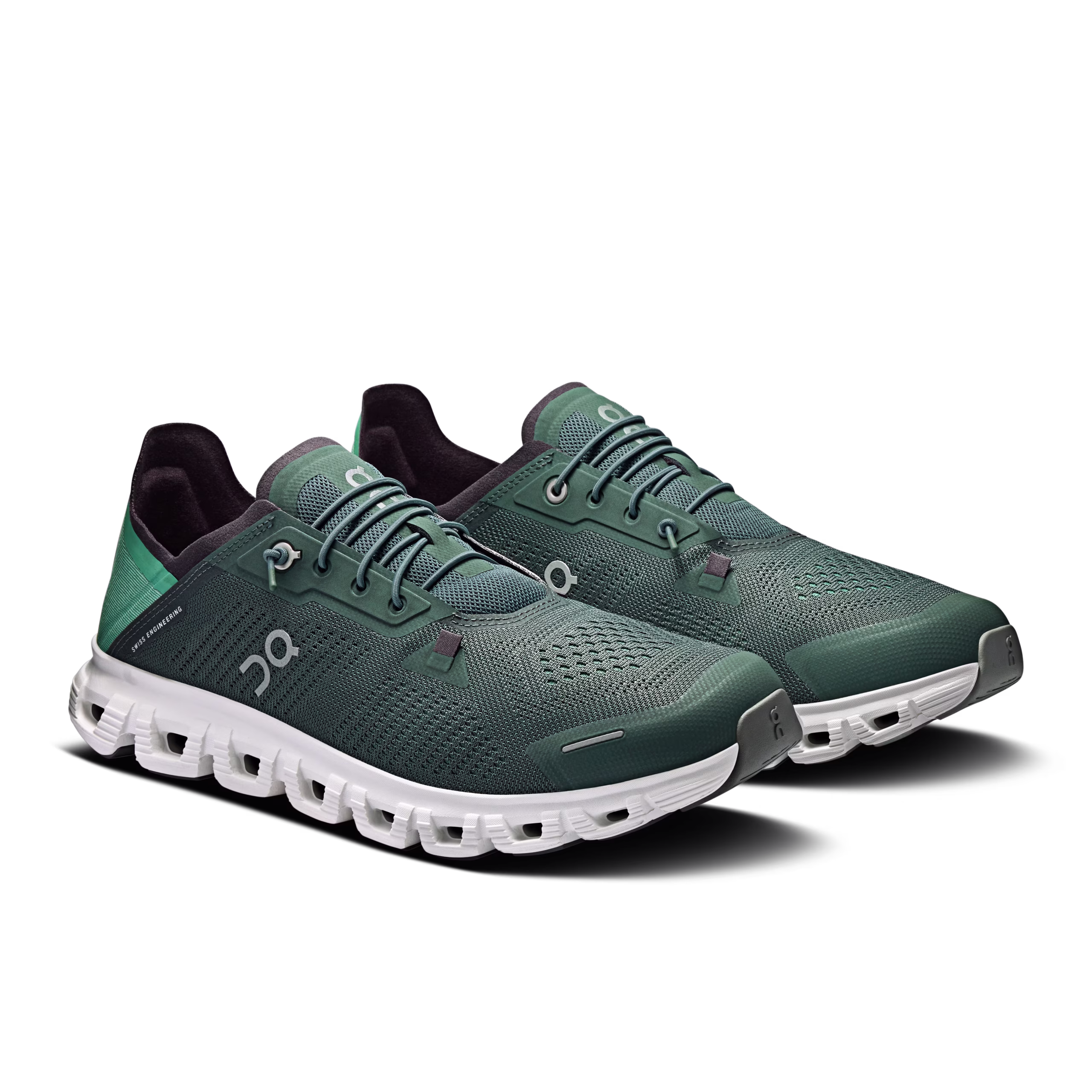 On Running Cloud 6 Coast Olive White - Image 2