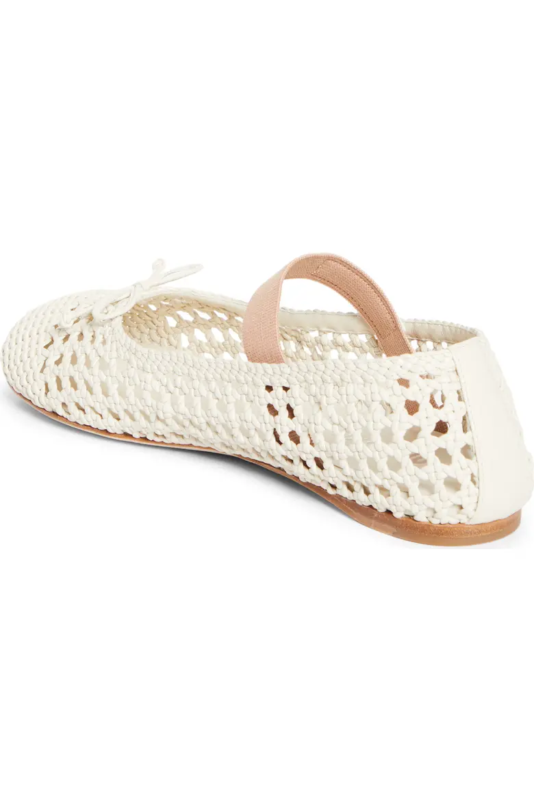 Miu Miu woven-leather Ballet Flats | Neutrals - Image 7