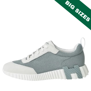 Hermès Bouncing leather trainers Green