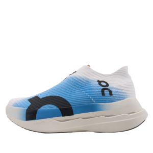 On Running Cloudboom Strike LS White Blue
