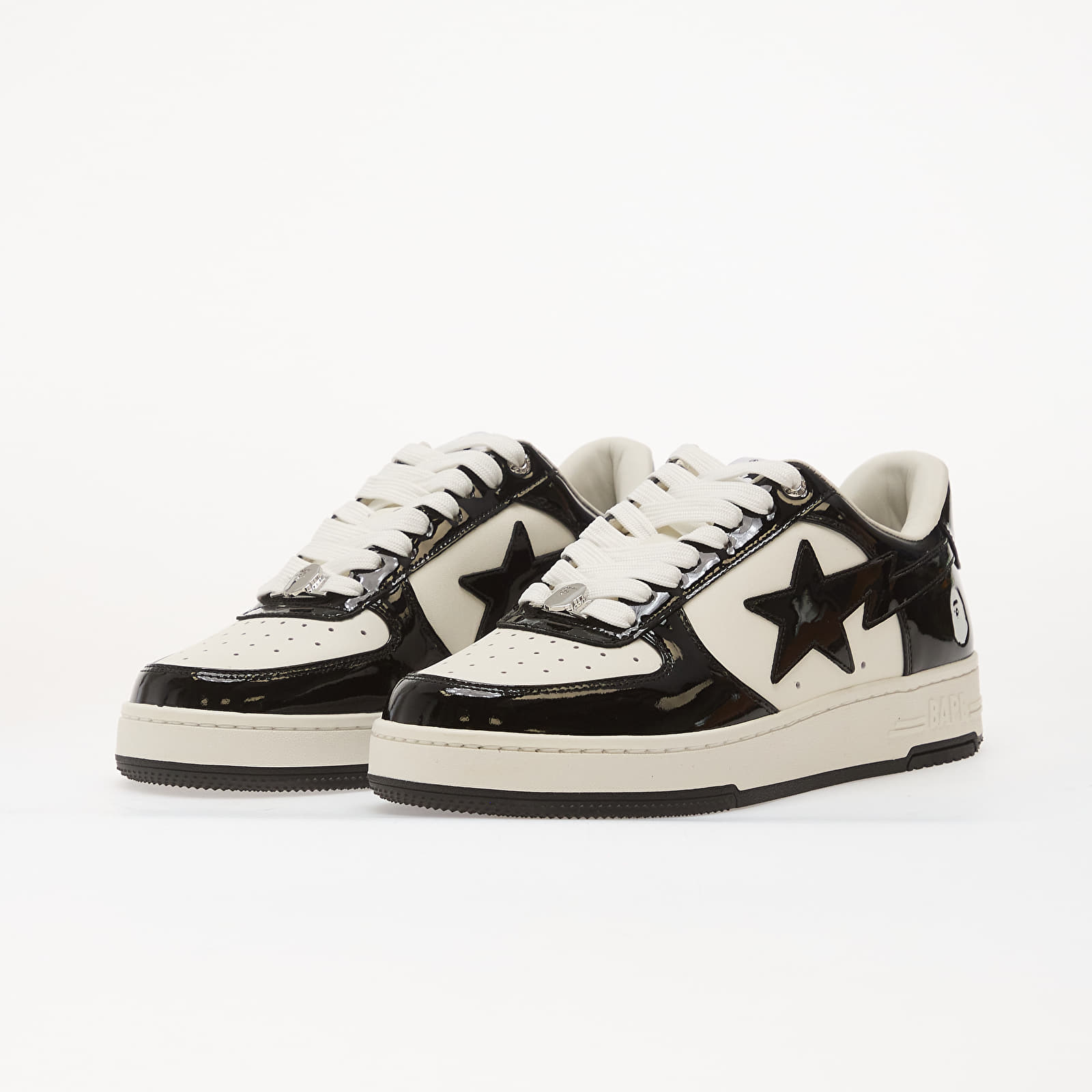 A Bathing Ape Bapesta Low Patent Black - Image 3