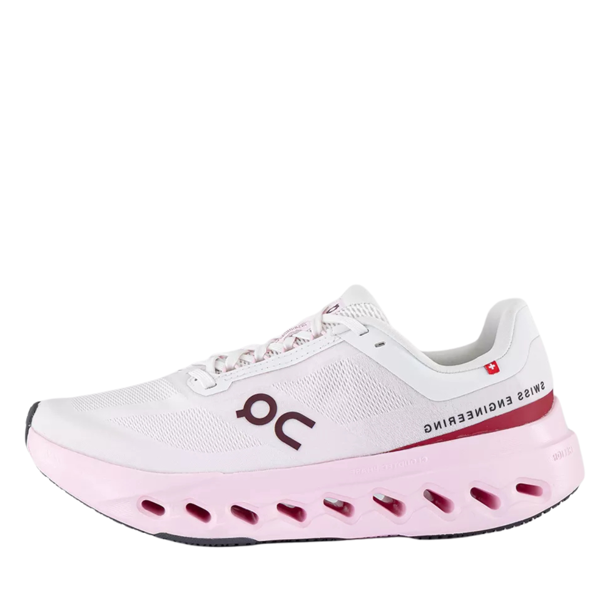 On Running Cloud surfer next White pink