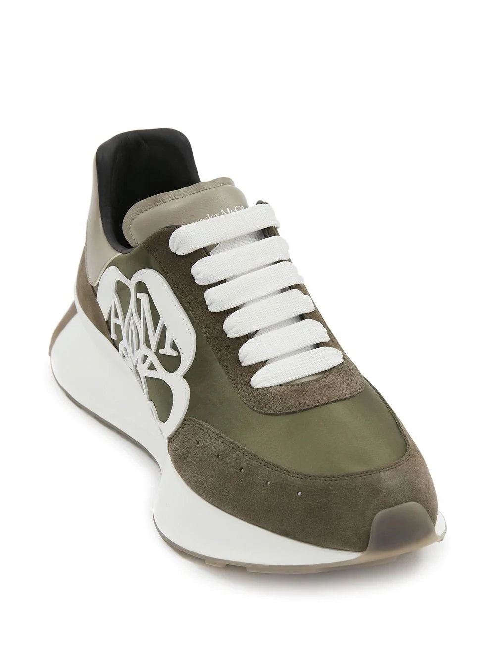Alexander McQueen Sprint Runner Khaki - Image 2