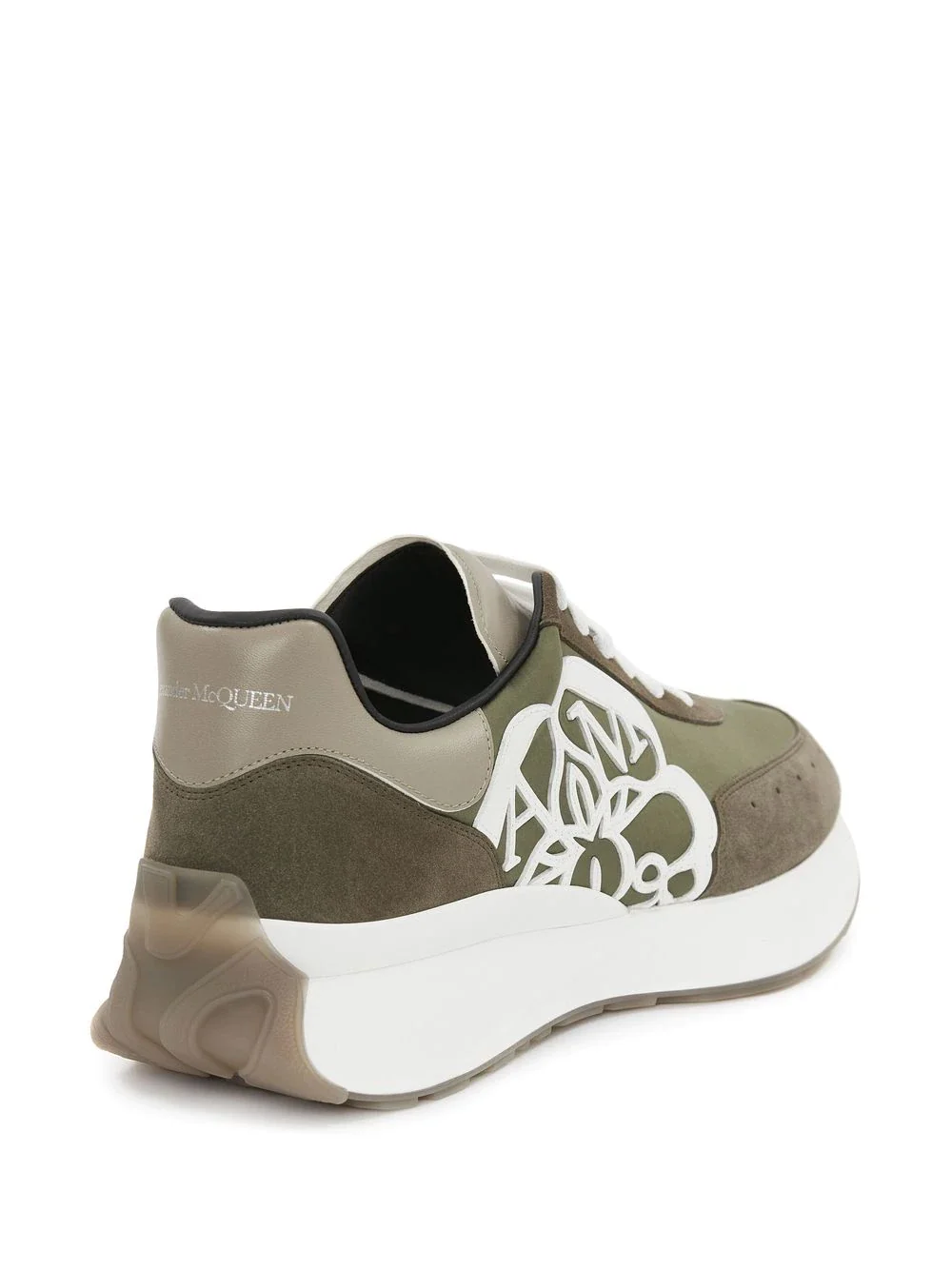 Alexander McQueen Sprint Runner Khaki - Image 3