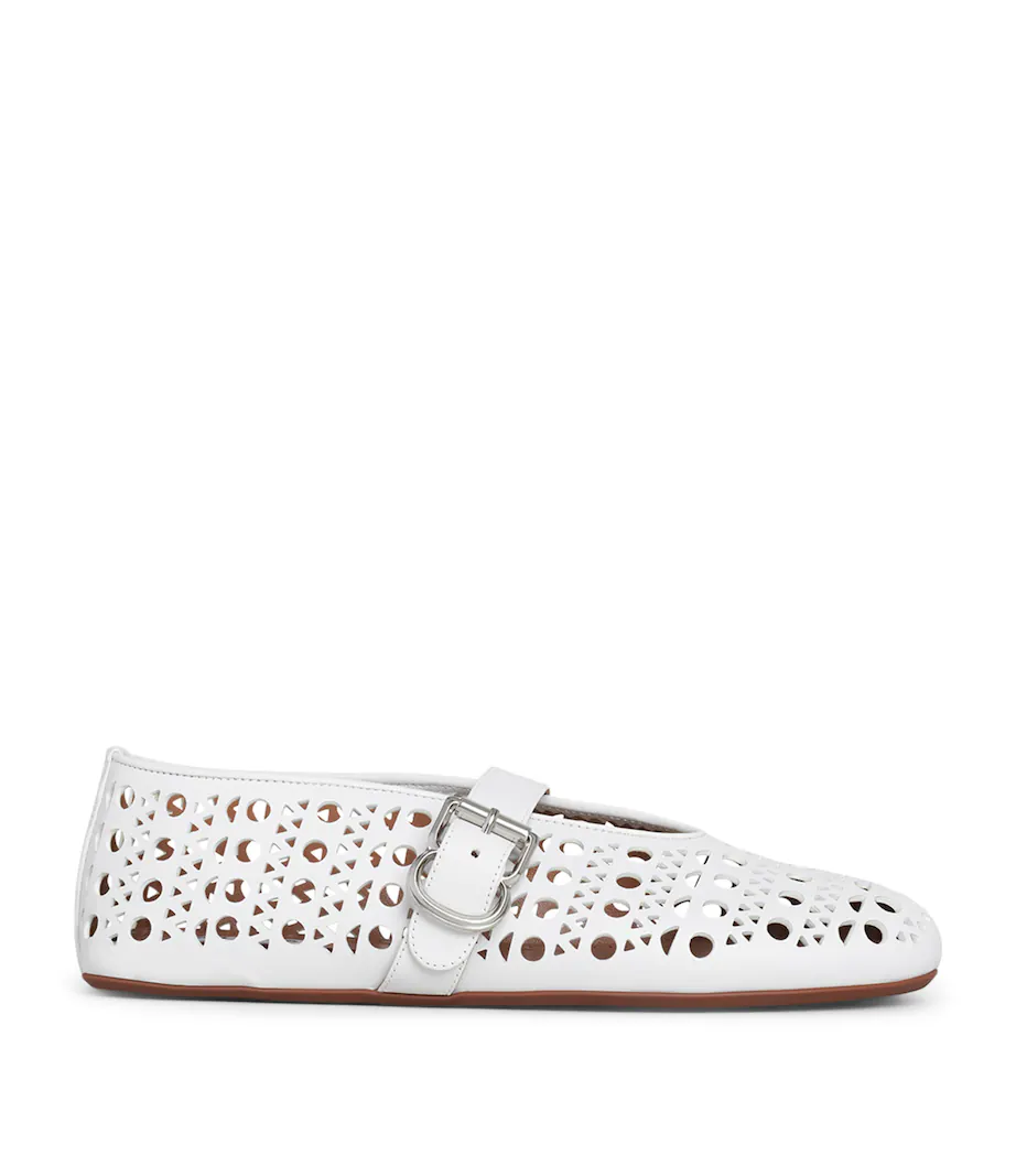 Alaïa Lambskin Vienne Ballet blanc casse - Image 5