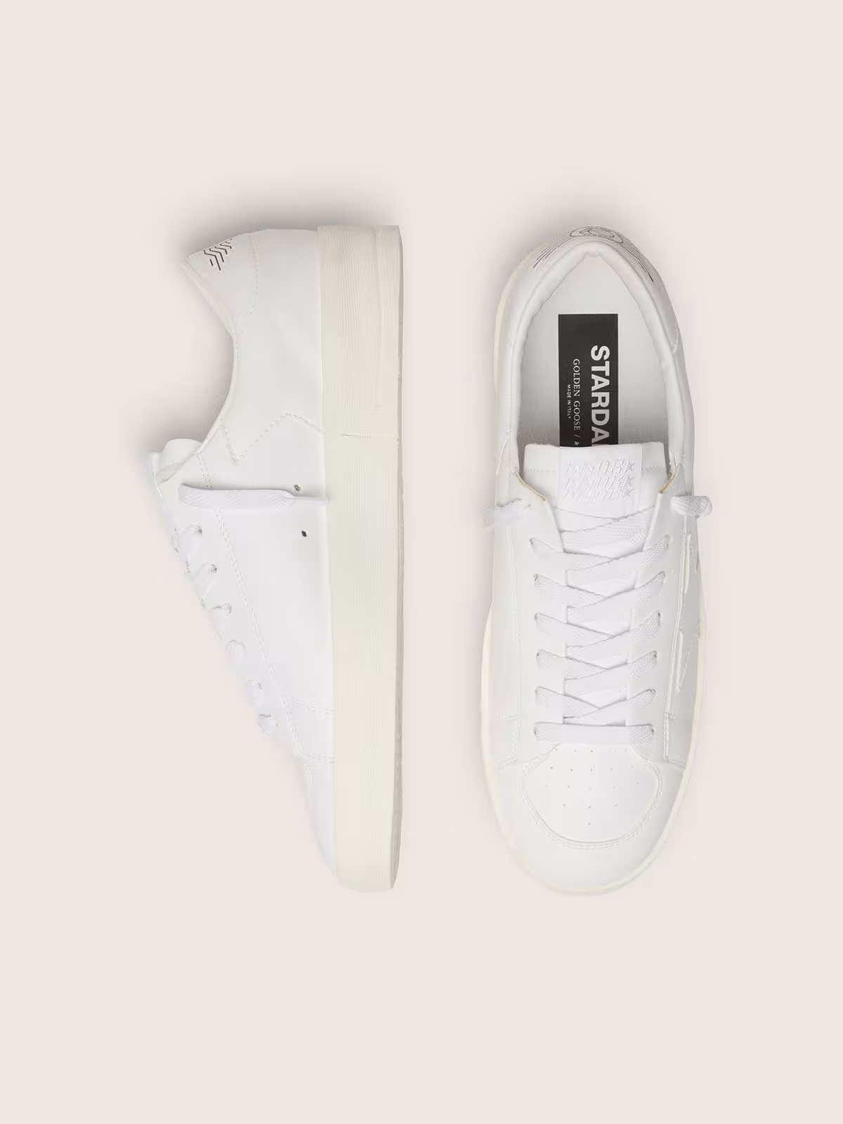 Golden Goose Stardan in white leather - Image 3