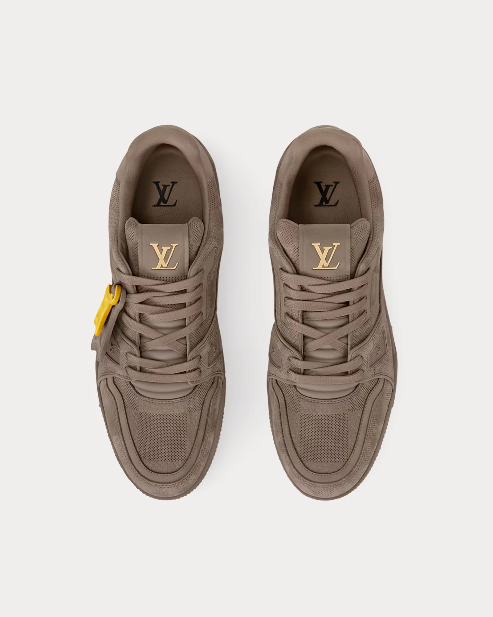 Louis Vuitton-LV Trainers Damier-Embossed Nubuck Calf - Image 5