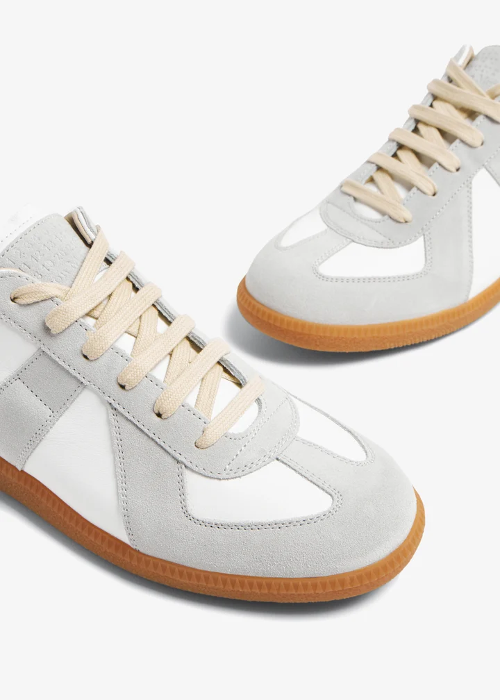 Maison Margiela Replica German Army Trainer White Grey - Image 4