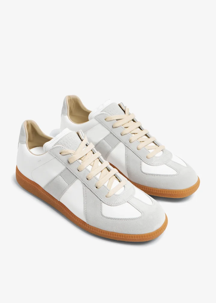 Maison Margiela Replica German Army Trainer White Grey - Image 2