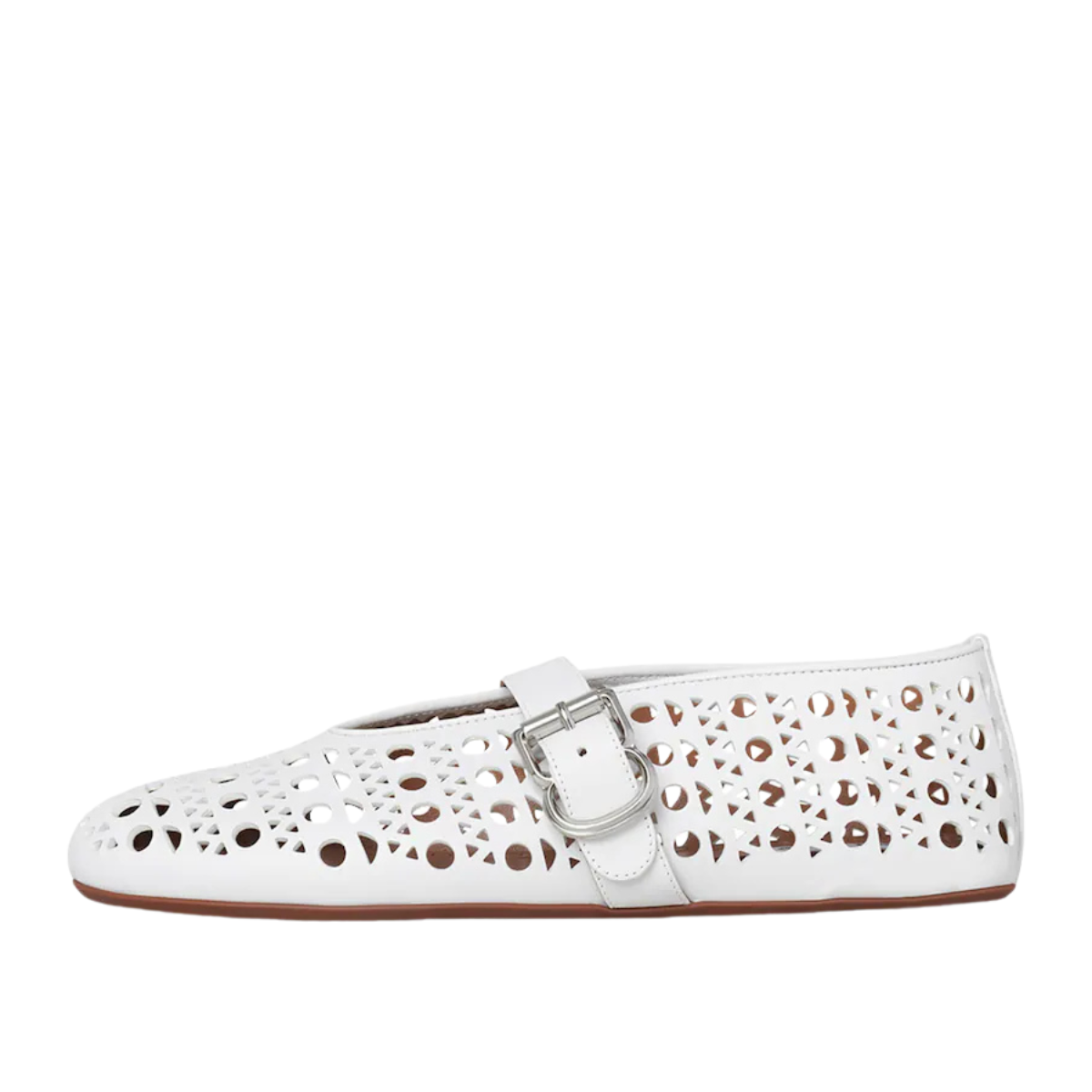 Alaïa Lambskin Vienne Ballet blanc casse